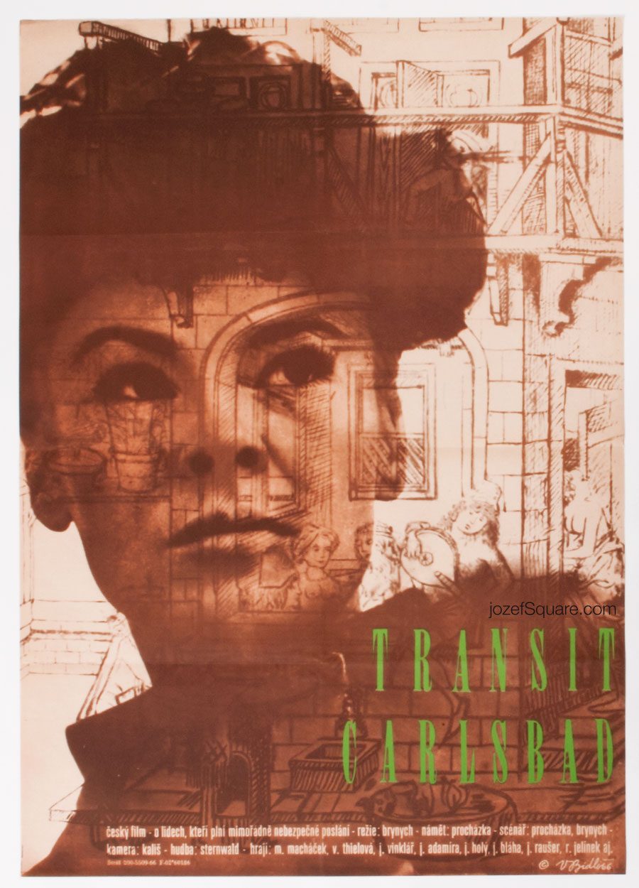 Movie Poster, Transit Carlsbad, Vladimir Bidlo
