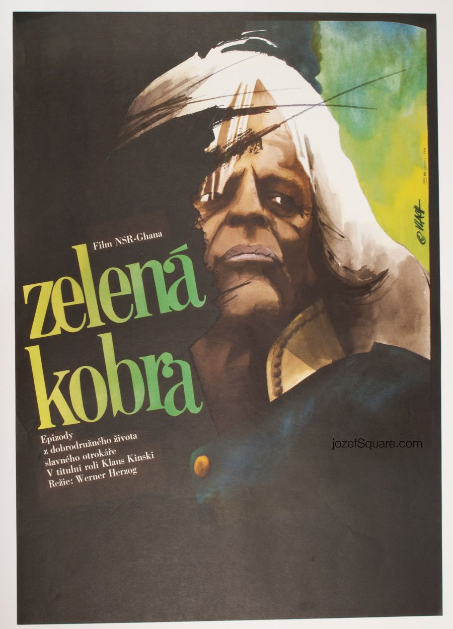 Cobra Verde Movie Poster, Werner Herzog, Zdenek Vlach