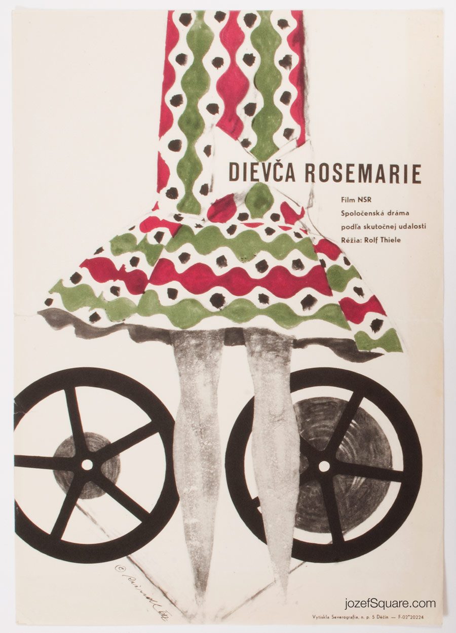 Movie Poster, The Girl Rosemarie, Milos Reindl