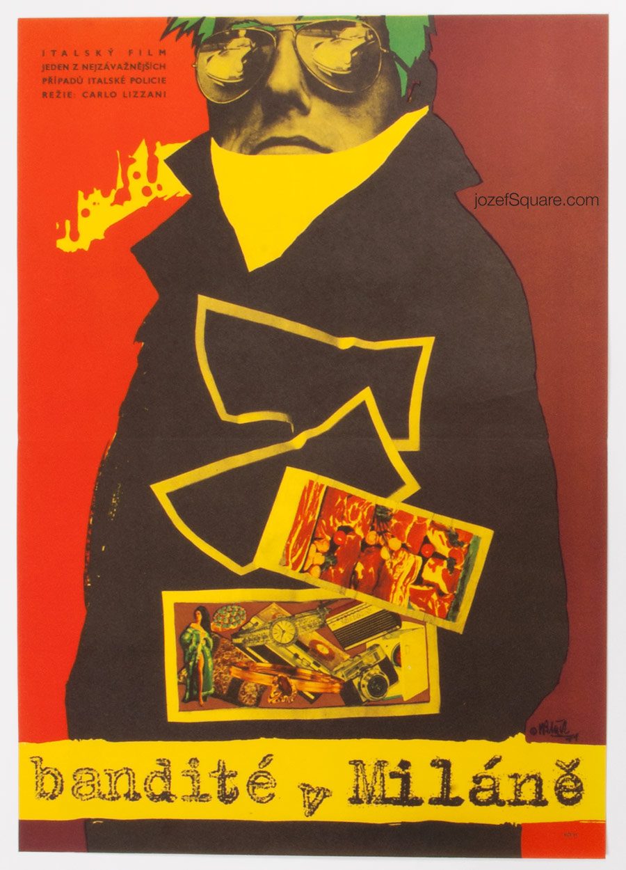 Movie Poster, The Violent Four, Vladimir Vaclav Palecek