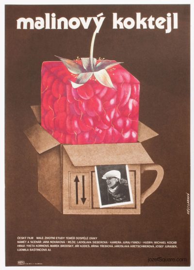 Movie Poster, A Raspberry Milkshake, Hana Hejzlarova