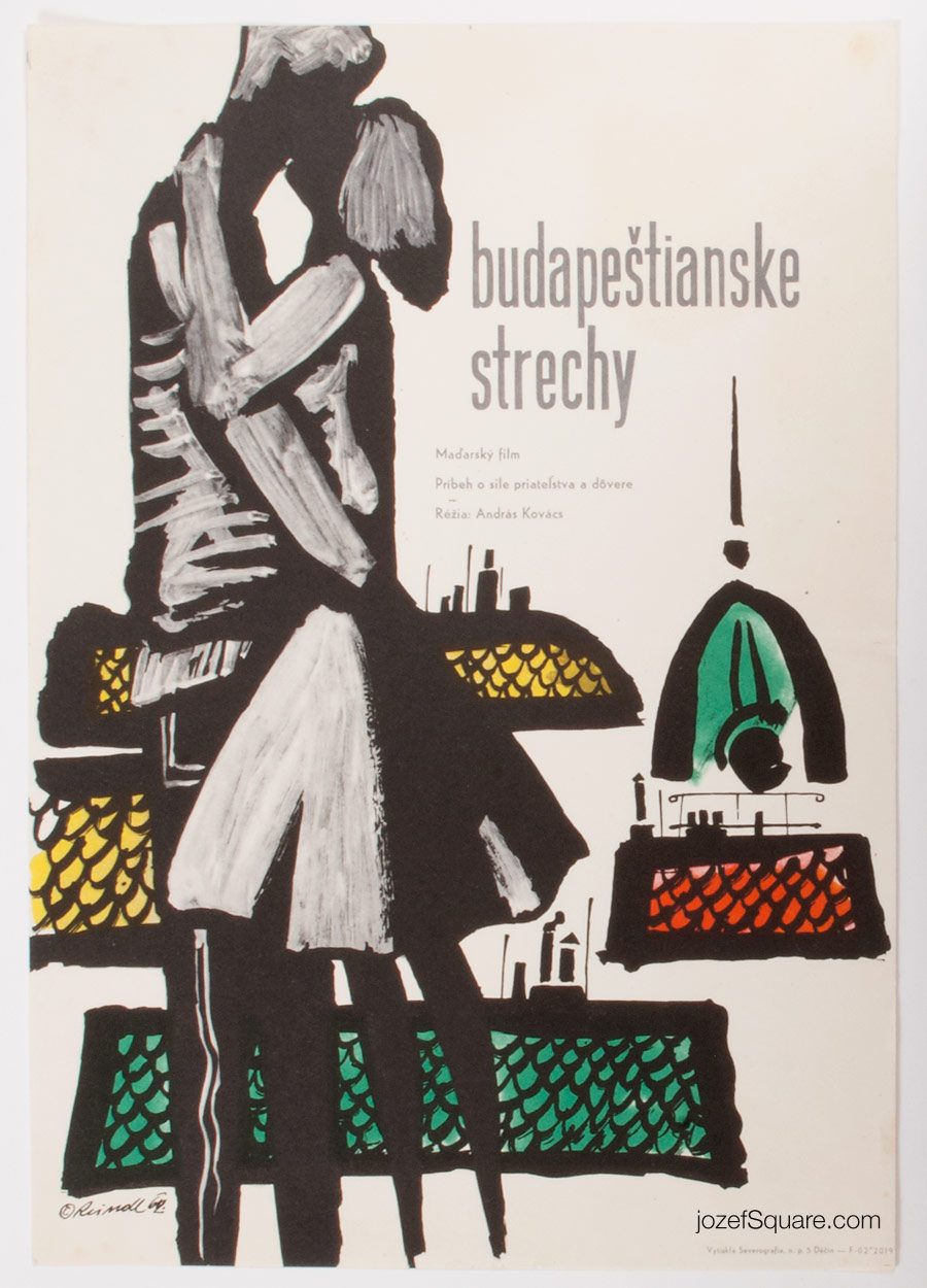 Movie Poster, On the Roofs of Budapest, Milos Reindl
