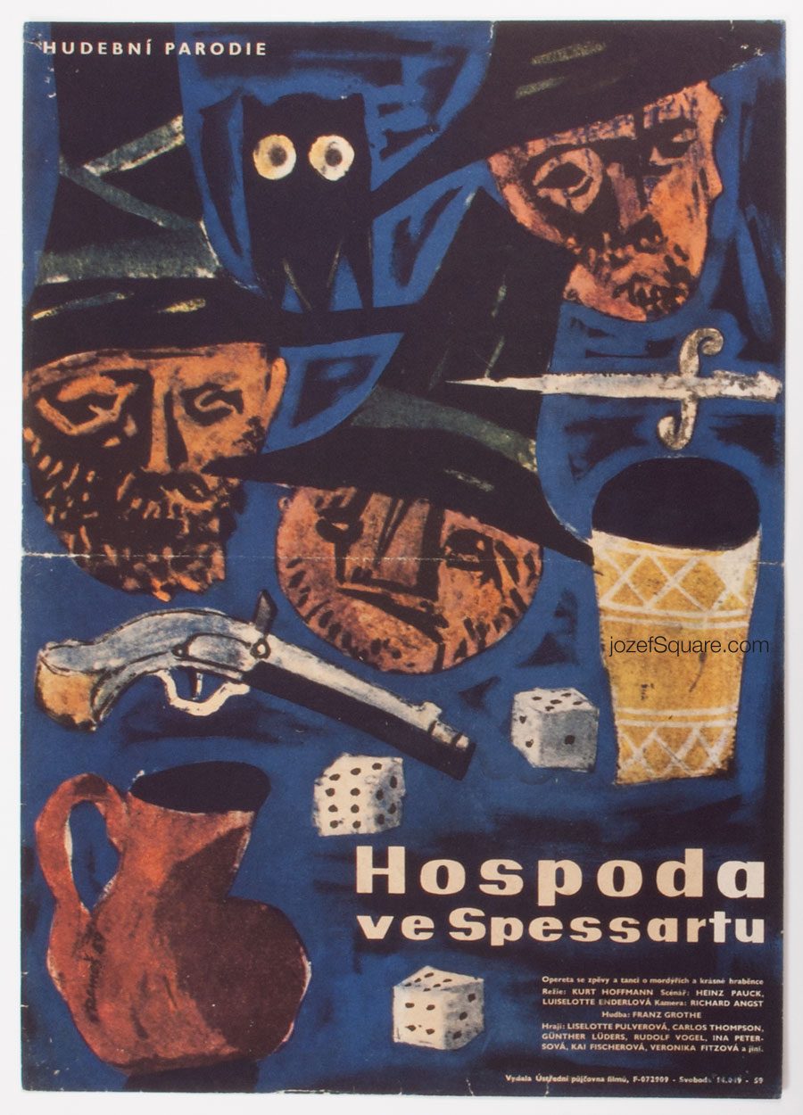 50s Movie Poster, The Spessart Inn, Stanislav Remes