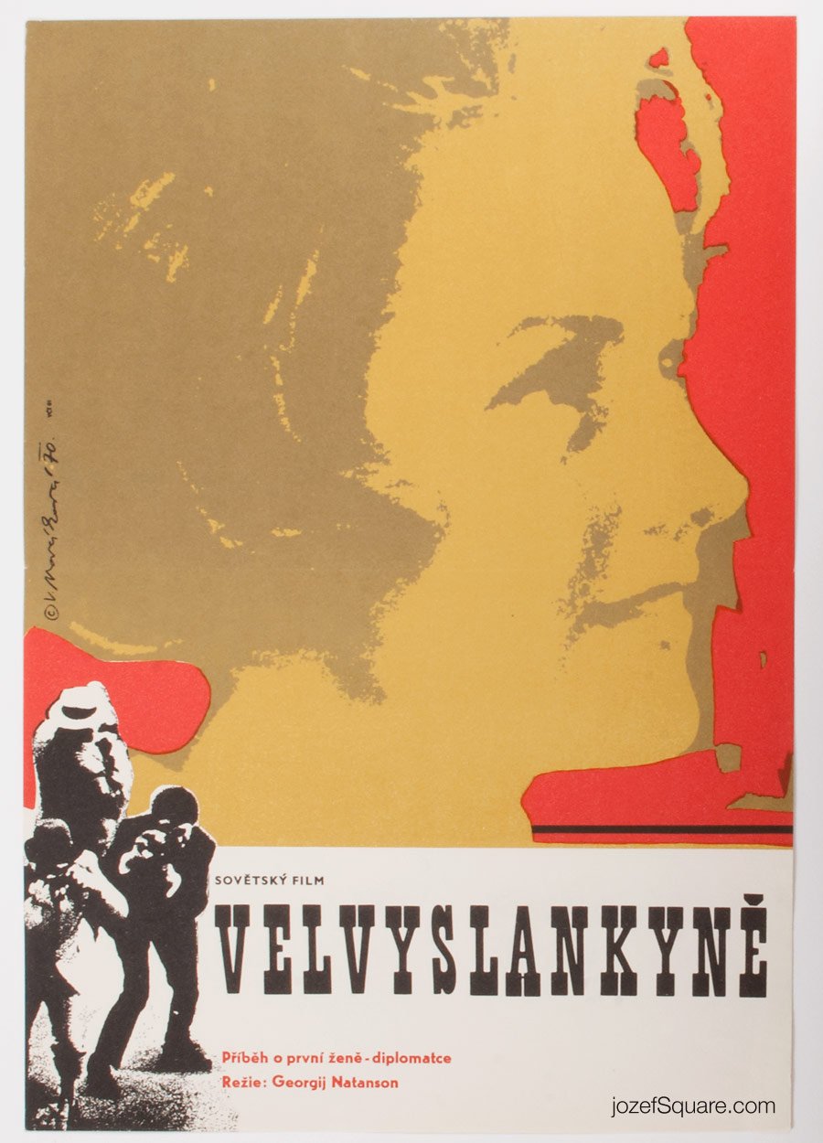 Movie Poster, Ambassador of the Soviet Union, Vera Novakova