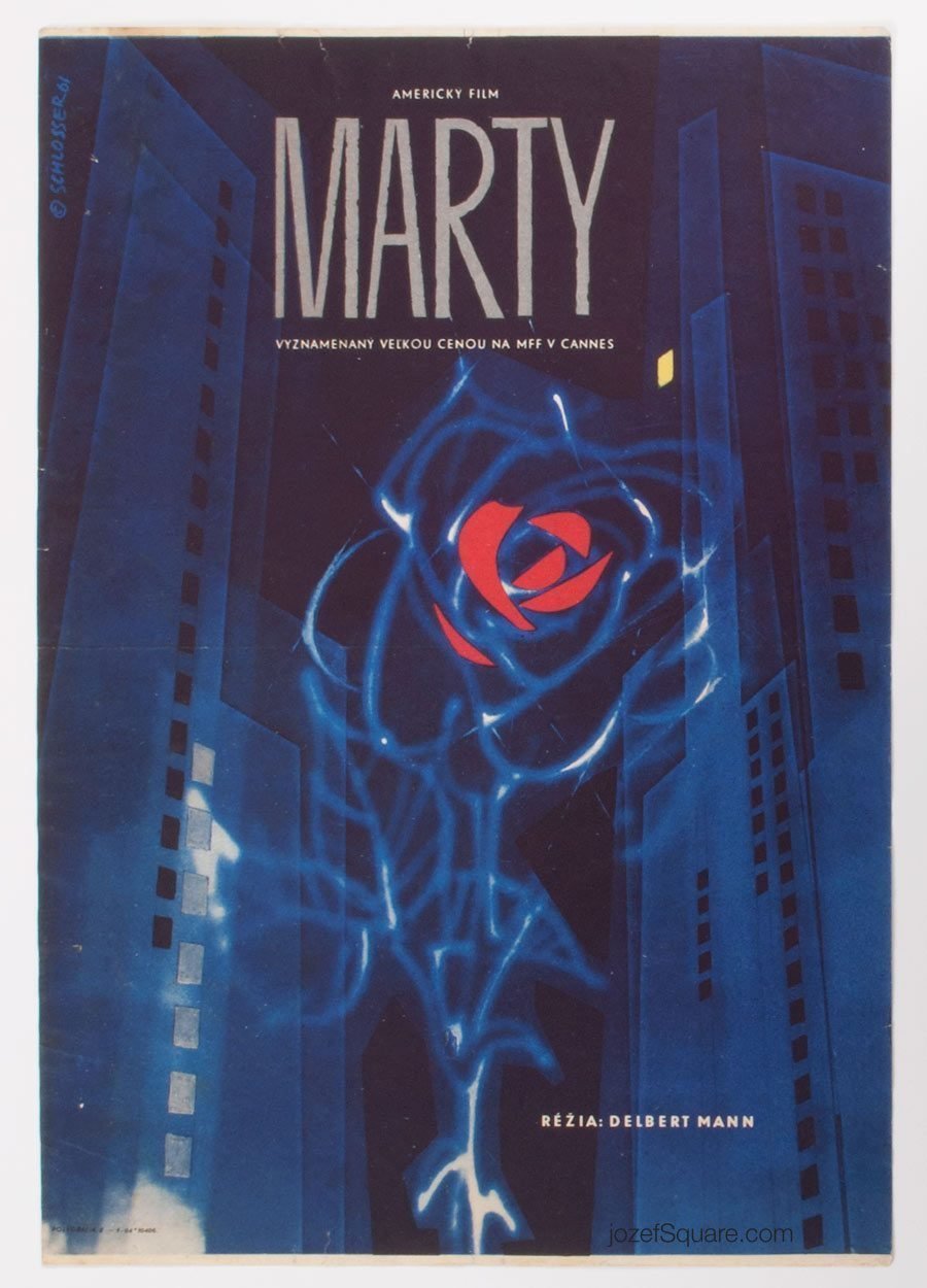 Movie Poster, Marty, W.A. Schlosser