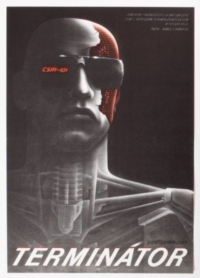 Terminator Movie Poster, Milan Pecak