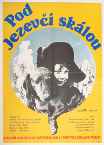 Movie Poster, Under the Badger's Rock, 70s Cinema Art