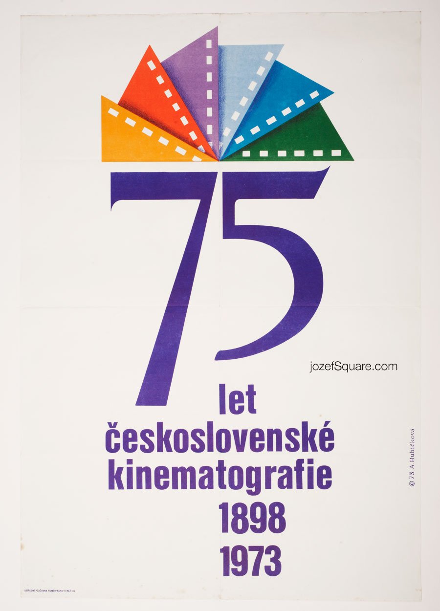 Movie Poster, 75 Years of Czechoslovak Cinematography, Alena Hubickova