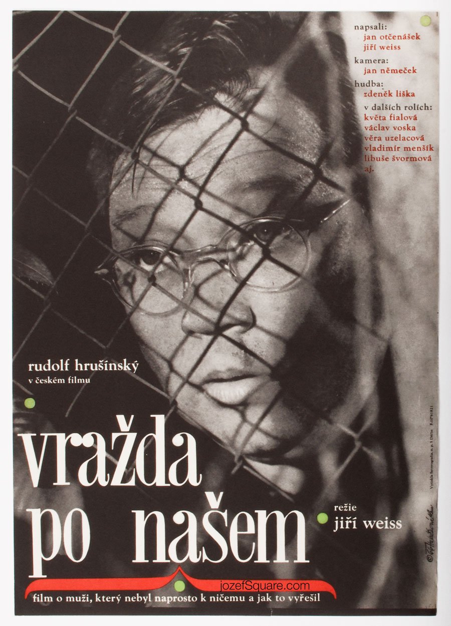 Movie Poster, Murder Czech Style, Alena Hubickova