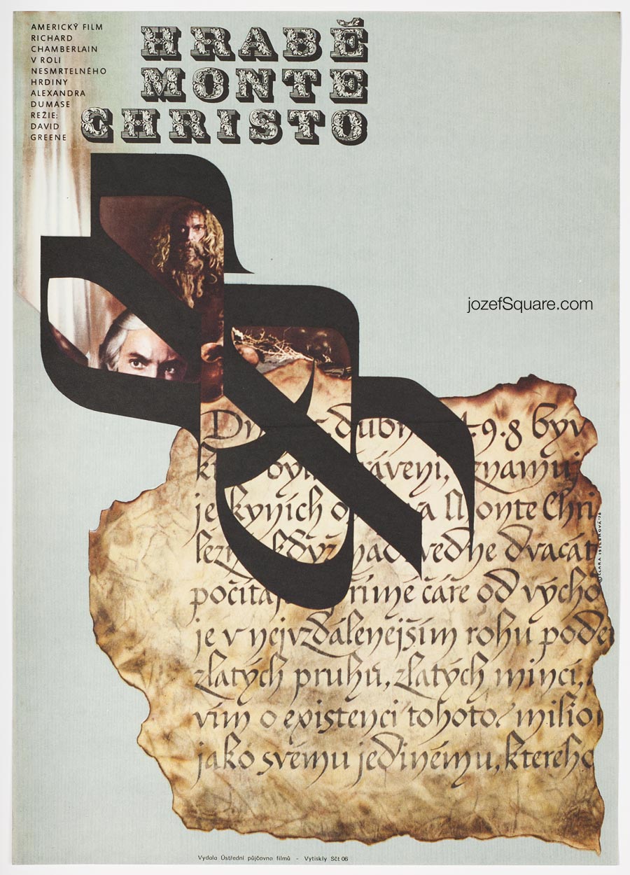 Movie Poster, The Count of Monte-Cristo, Clara Istlerova