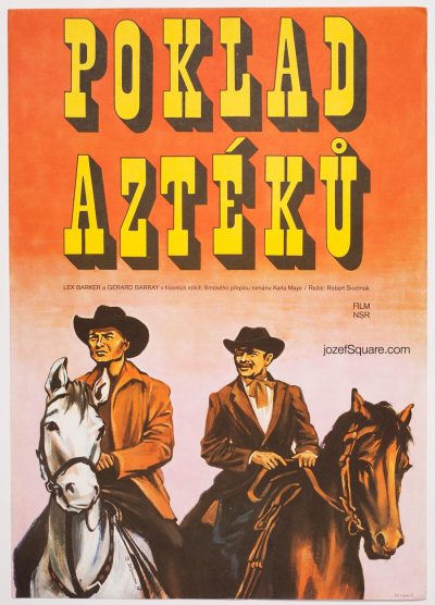 Movie Poster, The Treasure of the Aztecs, Miloslav Disman