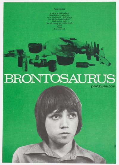 Movie Poster, Brontosaurus, Unknown Artist