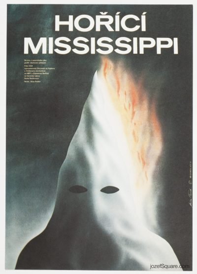 Movie Poster, Mississippi Burning, Milan Pecak