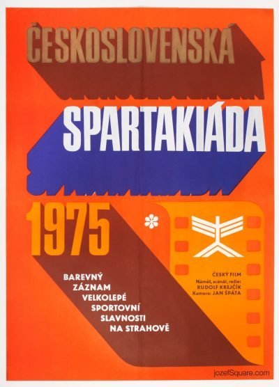 Movie Poster, Czechoslovak Spartakiad, Miloslav Disman