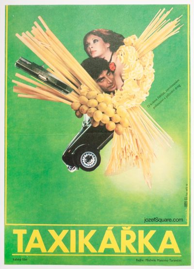 Movie Poster, Taxi Girl, Vladimir Benetka