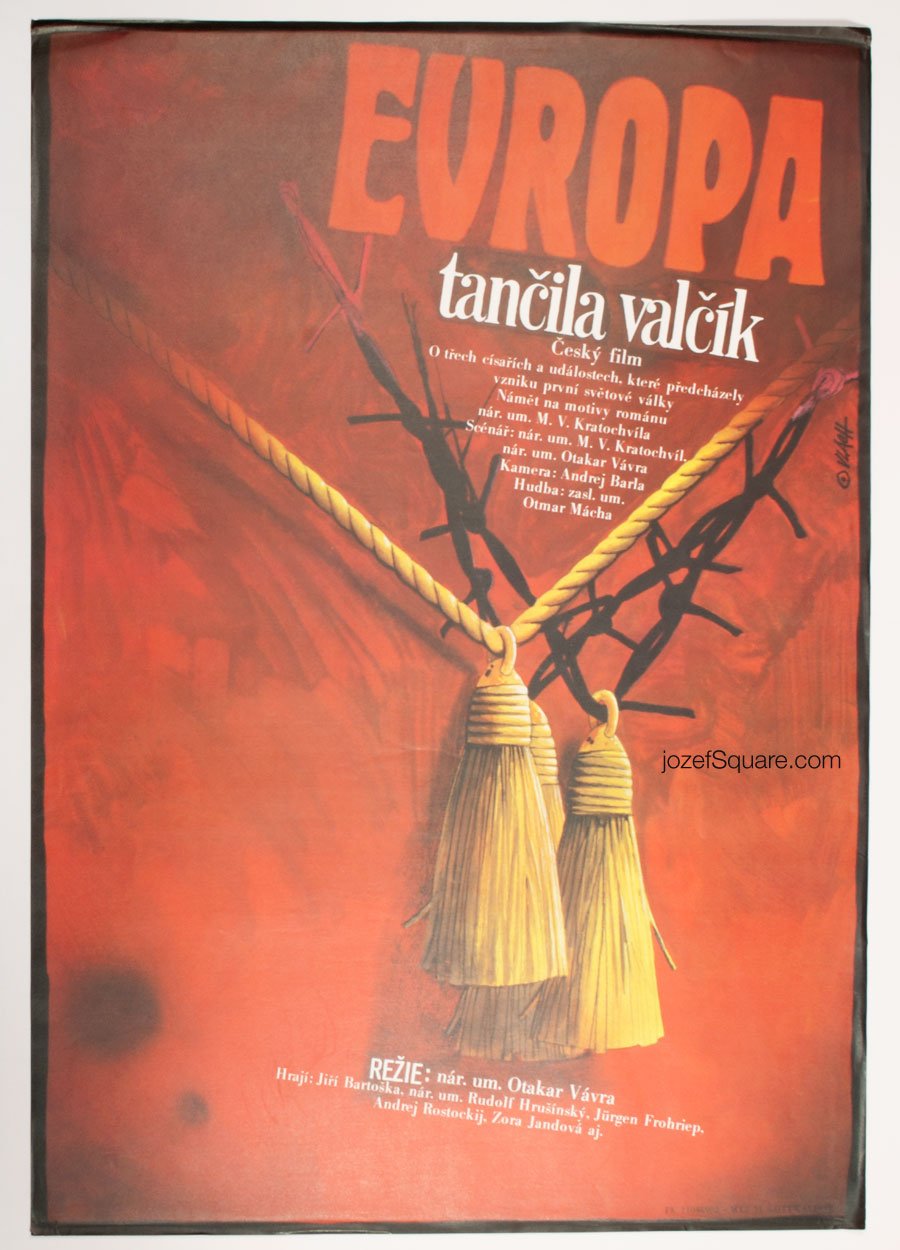 Movie Poster, Europe Danced the Waltz, Zdenek Vlach