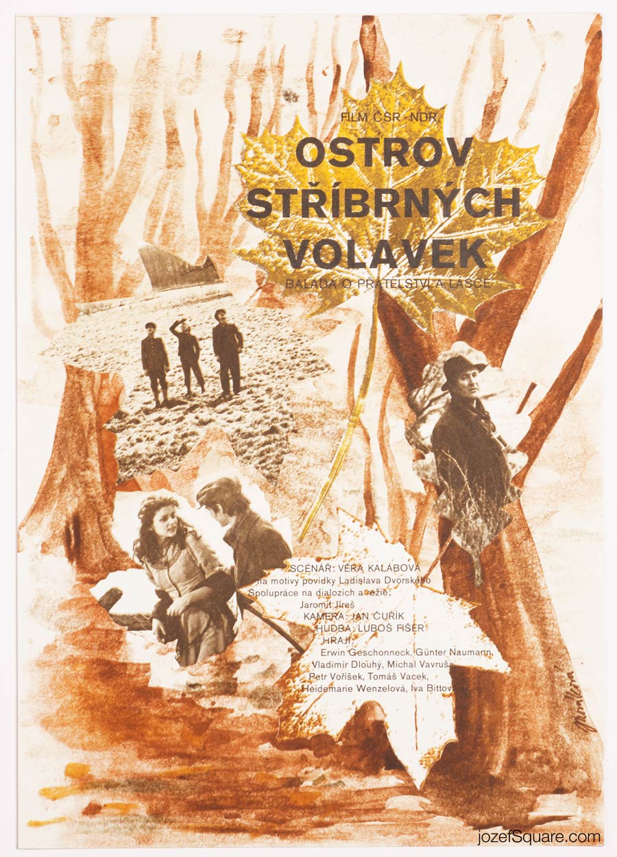 Movie Poster, Island of the Silver Herons, Jana Novakova