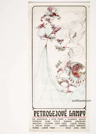 Movie Poster, The Petroleum Lamps, Kvetuse Kovarova