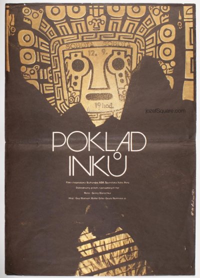 Western Movie Poster, Legacy of the Incas, Miroslav Hrdina