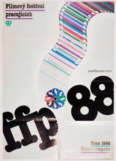 Film Festival Poster, FFP Winter 88, Unknown Artist
