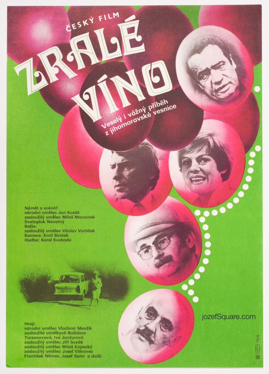 Movie Poster, Mature Wine, W.A. Schlosser
