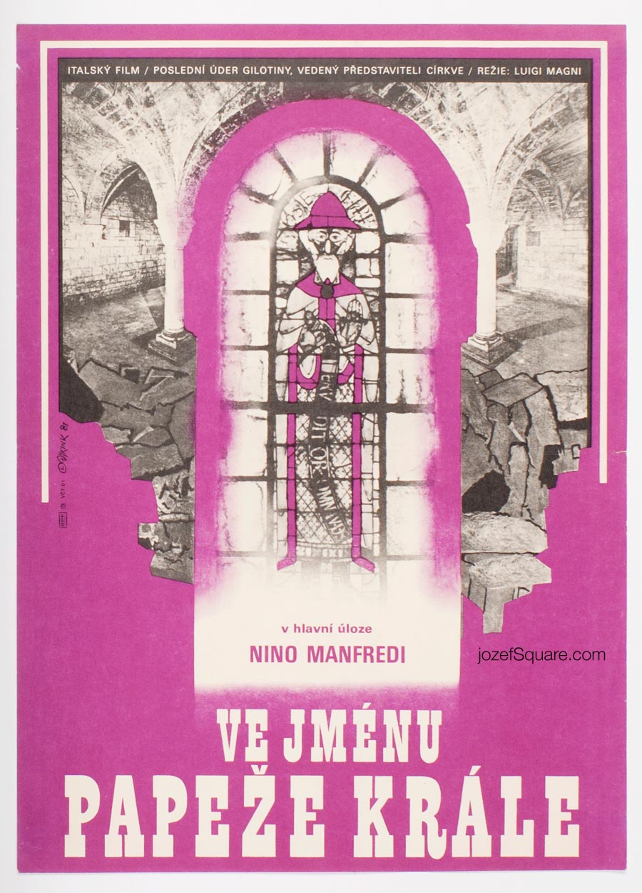 Movie Poster, In the Name of the Pope King, Nino Manfredi