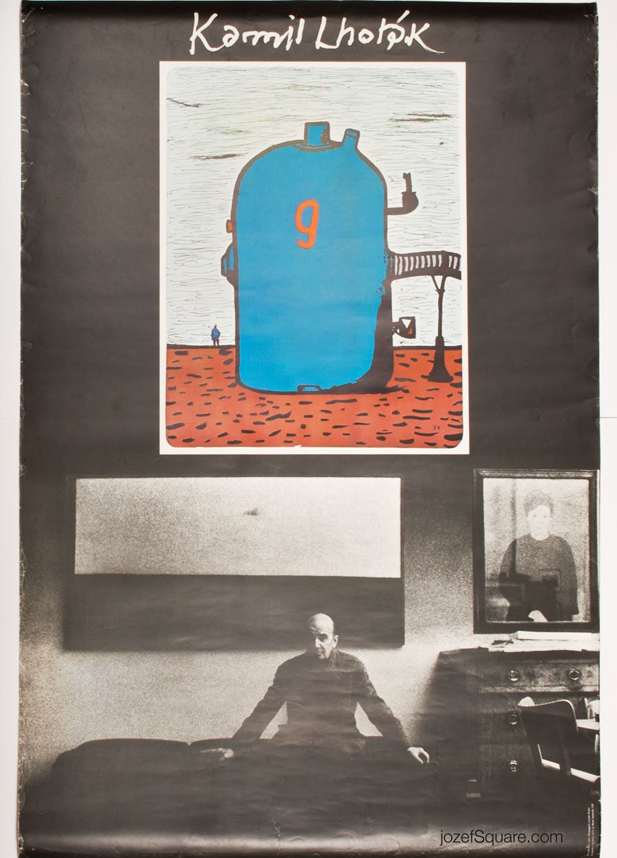 Exhibition Poster, Kamil Lhotak, Pavel Jasansky