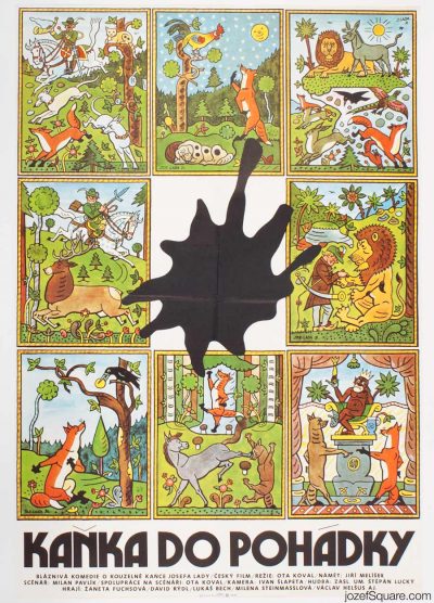Children's Movie Poster, Blot In the Story Book, Josef Lada