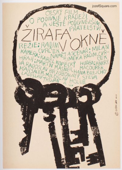 Movie Poster, Giraffe in the Window, Jaroslav Sura
