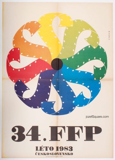 Film Festival Poster, Workers Film Festival, Summer 1983