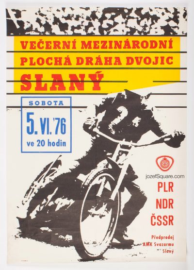 Motorcycle Racing Poster, International Flat Track Championship