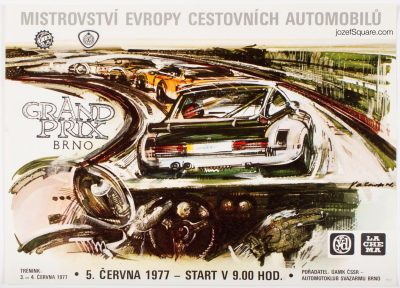 Racing Poster, European Touring Car Championship, Vladimir Valenta