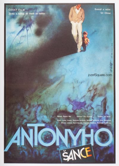 Abstract Movie Poster, Anthony's Chance, Zdenek Vlach