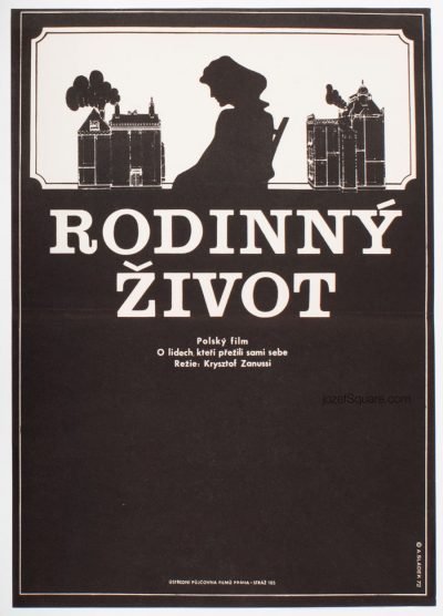Movie Poster, Family Life, Krzysztof Zanussi, Antonin Sladek