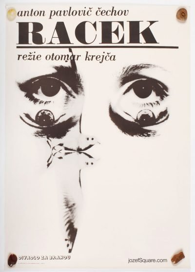 Theatre Poster, The Seagull, Anton Chekhov, Libor Fara