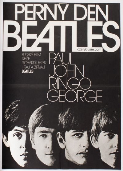 The Beatles Movie Poster, A Hard Day's Night, Pavel Jasansky