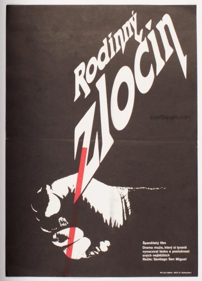Minimalist Movie Poster, Family Crime, 80s Cinema Art