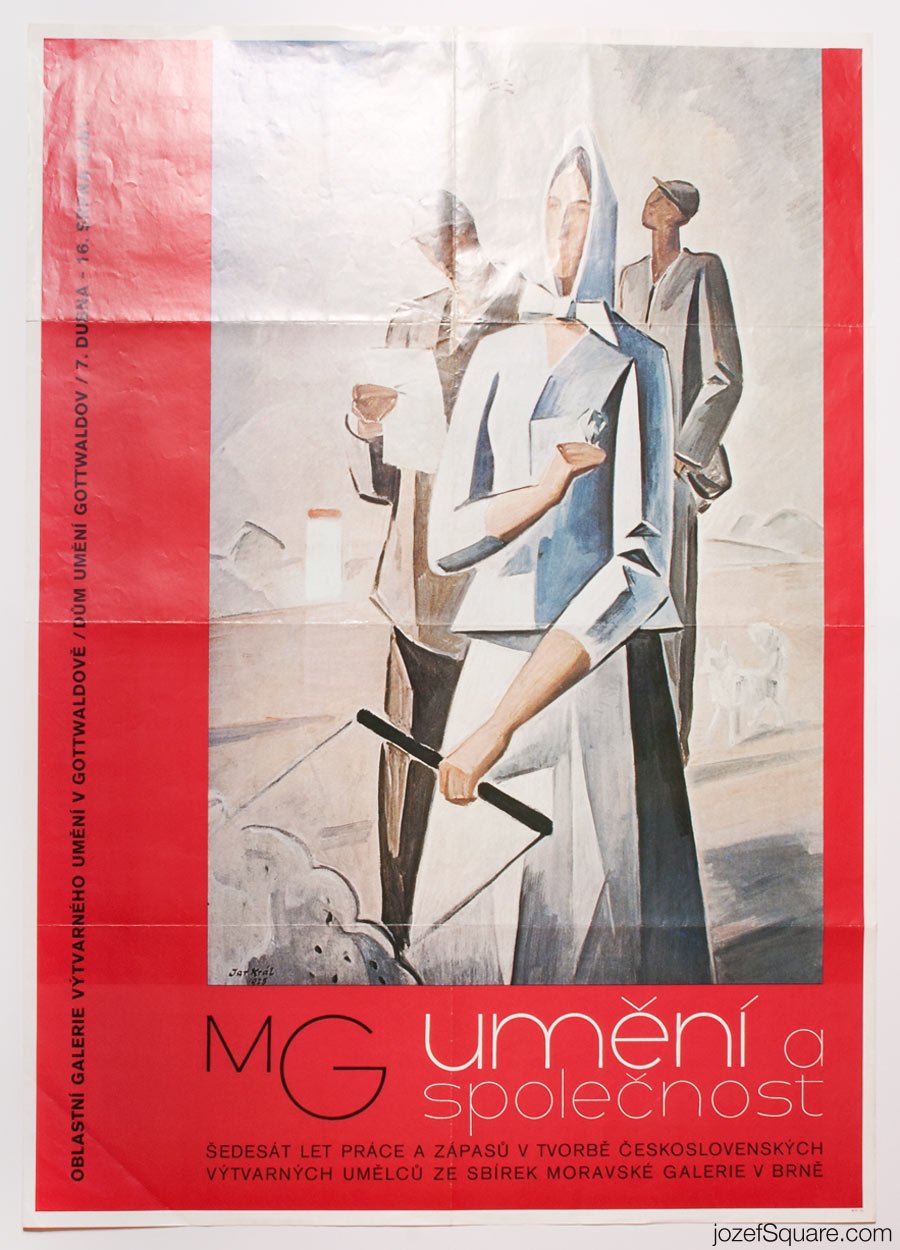 Exhibition Poster, Moravian Gallery, Art and Society, Unknown Artist