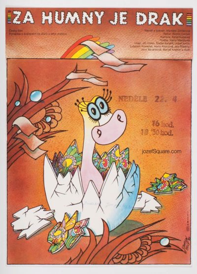 Movie Poster, Dragon in Village Backyards, Stanislav Holy