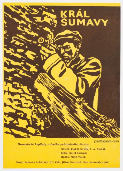 50s Movie Poster, Smugglers of Death, Karel Kachyna