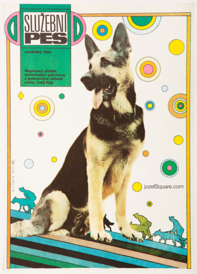 Movie Poster, Border Dog Alyi, 80s Cinema Art