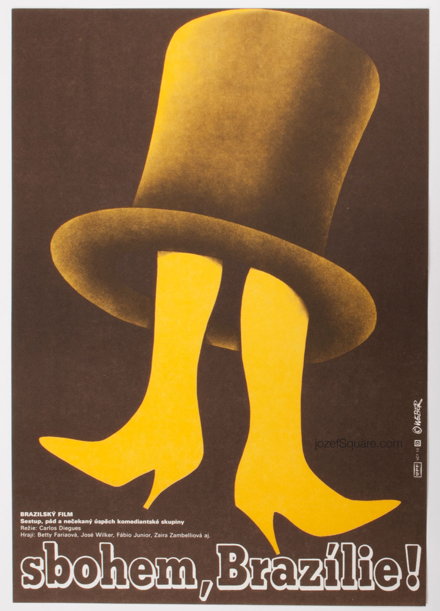Movie Poster, Bye Bye Brazil, Jan Weber, 70s Movie Poster