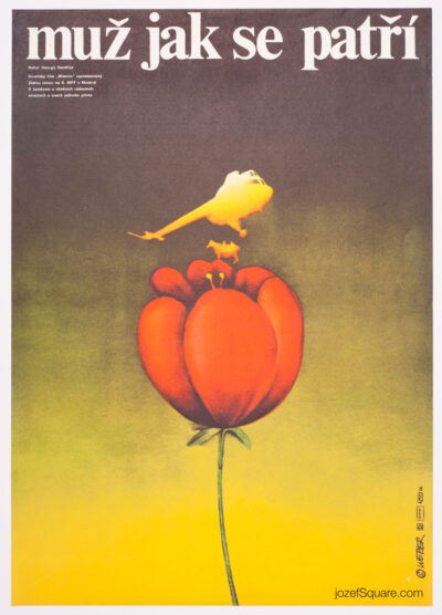 Movie Poster, Mimino, Jan Weber, 70s Cinema Art