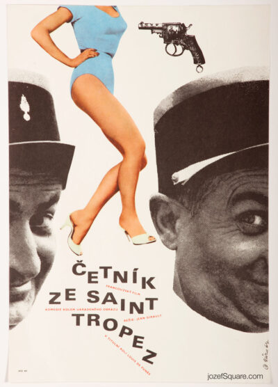 Movie Poster, The Troops of St. Tropez, Jaroslav Sura