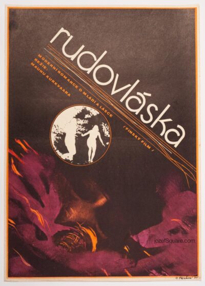 Movie Poster, Redhead, Olga Starkova, 70s Cinema Art