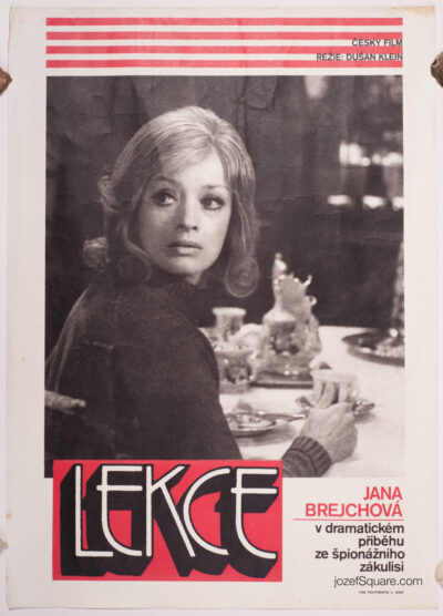 Movie Poster, The Lesson, Unknown Artist, 70s Cinema Art