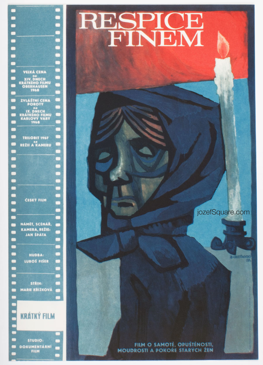 Movie Poster, Respice Finem, Zdenek Chotenovsky, 60s Cinema Art