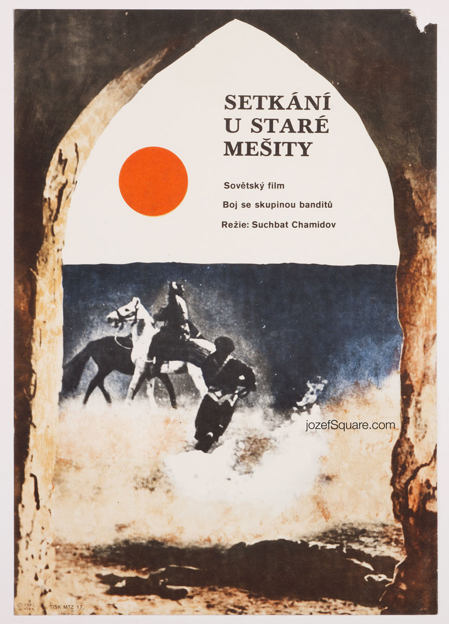Movie Poster, Meeting at the Old Mosque, Zdenek Virt