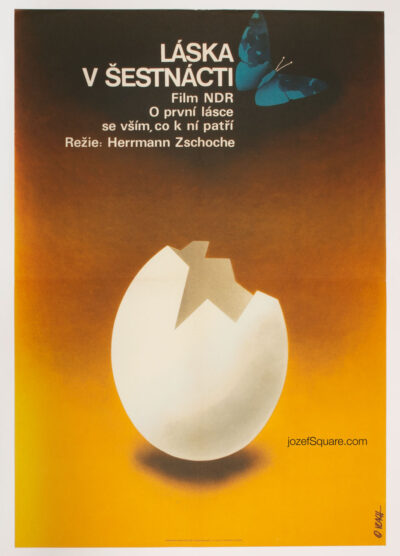 Movie Poster, Love at 16, Zdenek Vlach