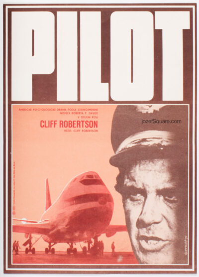 Movie Poster, Pilot, Alexej Jaros, 80s Cinema Art